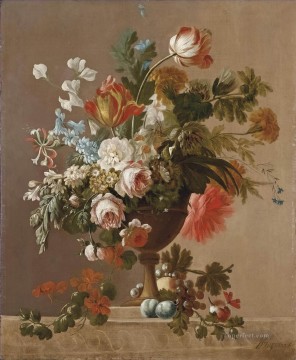 Vaso di fiori jarrón de flores Jan van Huysum flores clásicas Pinturas al óleo